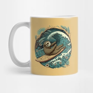 Surfin Sloth Mug